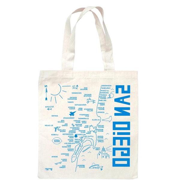 San Diego Map Tote